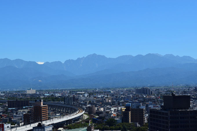 立山連峰(８月)