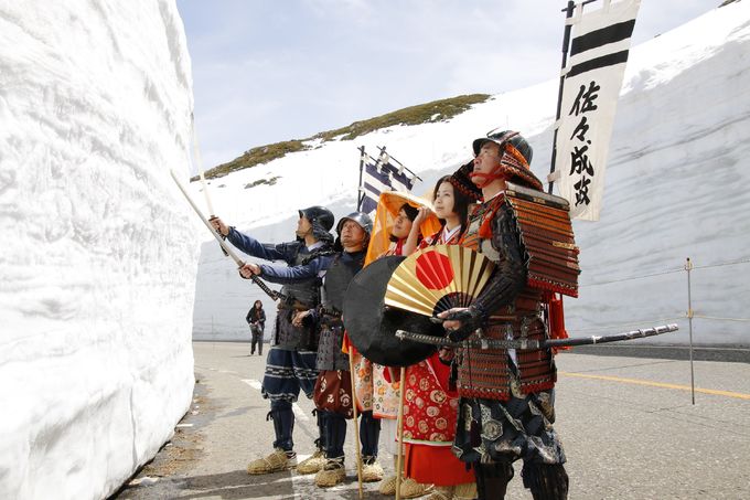 立山黒部アルペンルート佐々成政武者行列