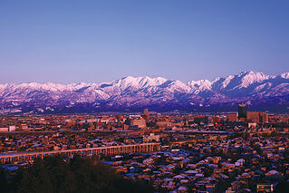 呉羽山公園展望台