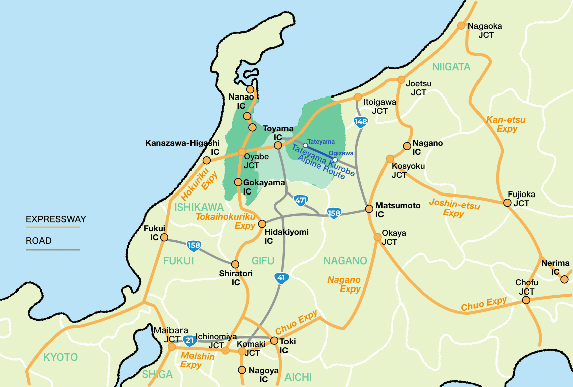 Highway Route Map