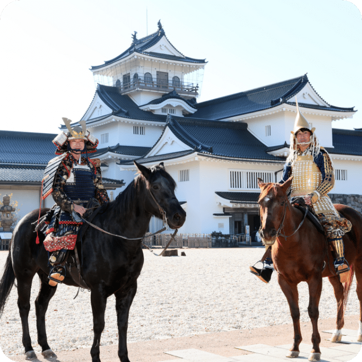 Mounted samurai experience