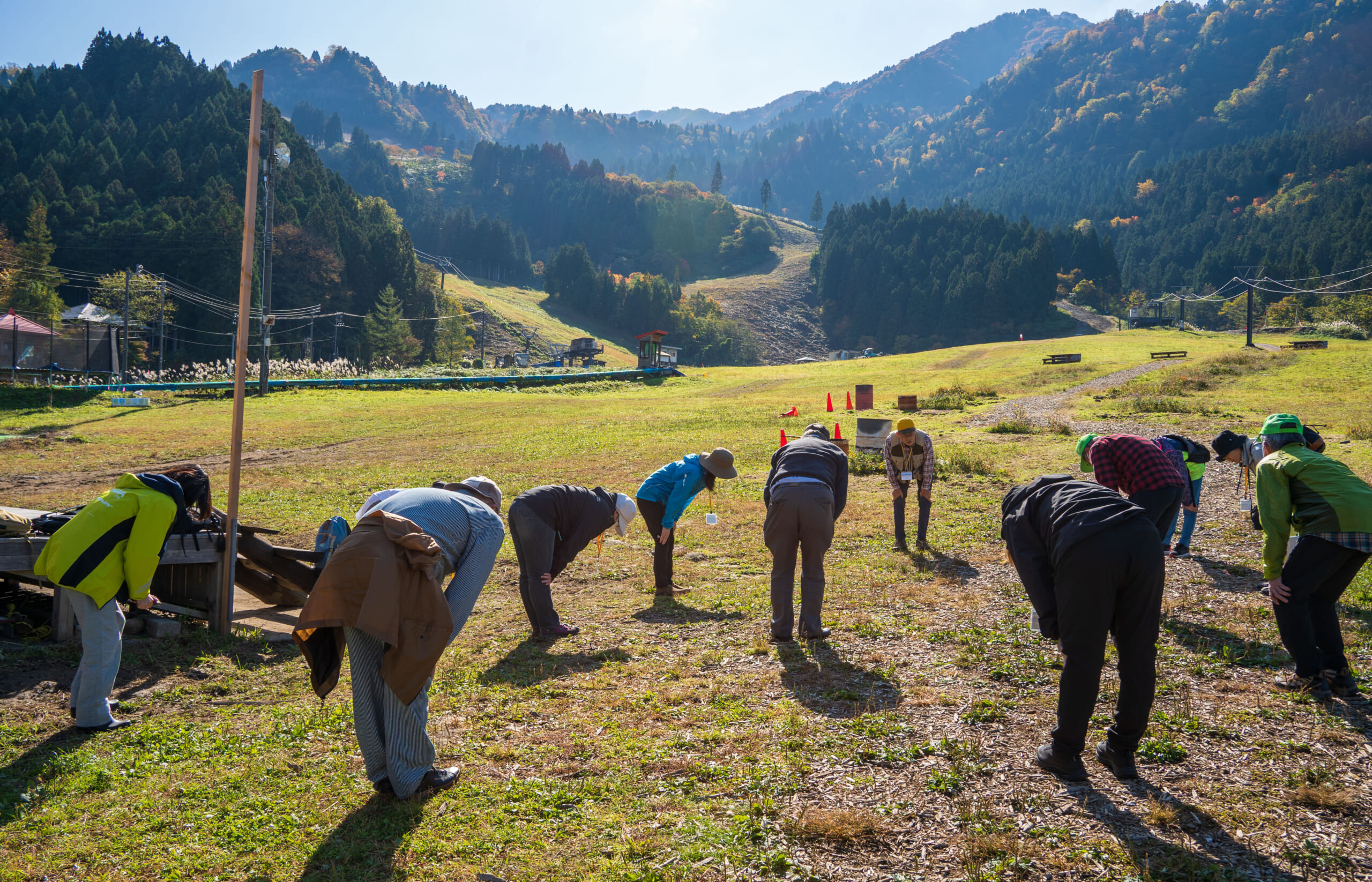 あわすのスキー場駐車場