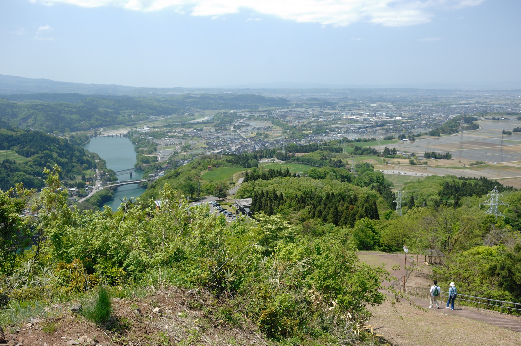 猿倉山森林公園キャンプ場の場内の写真