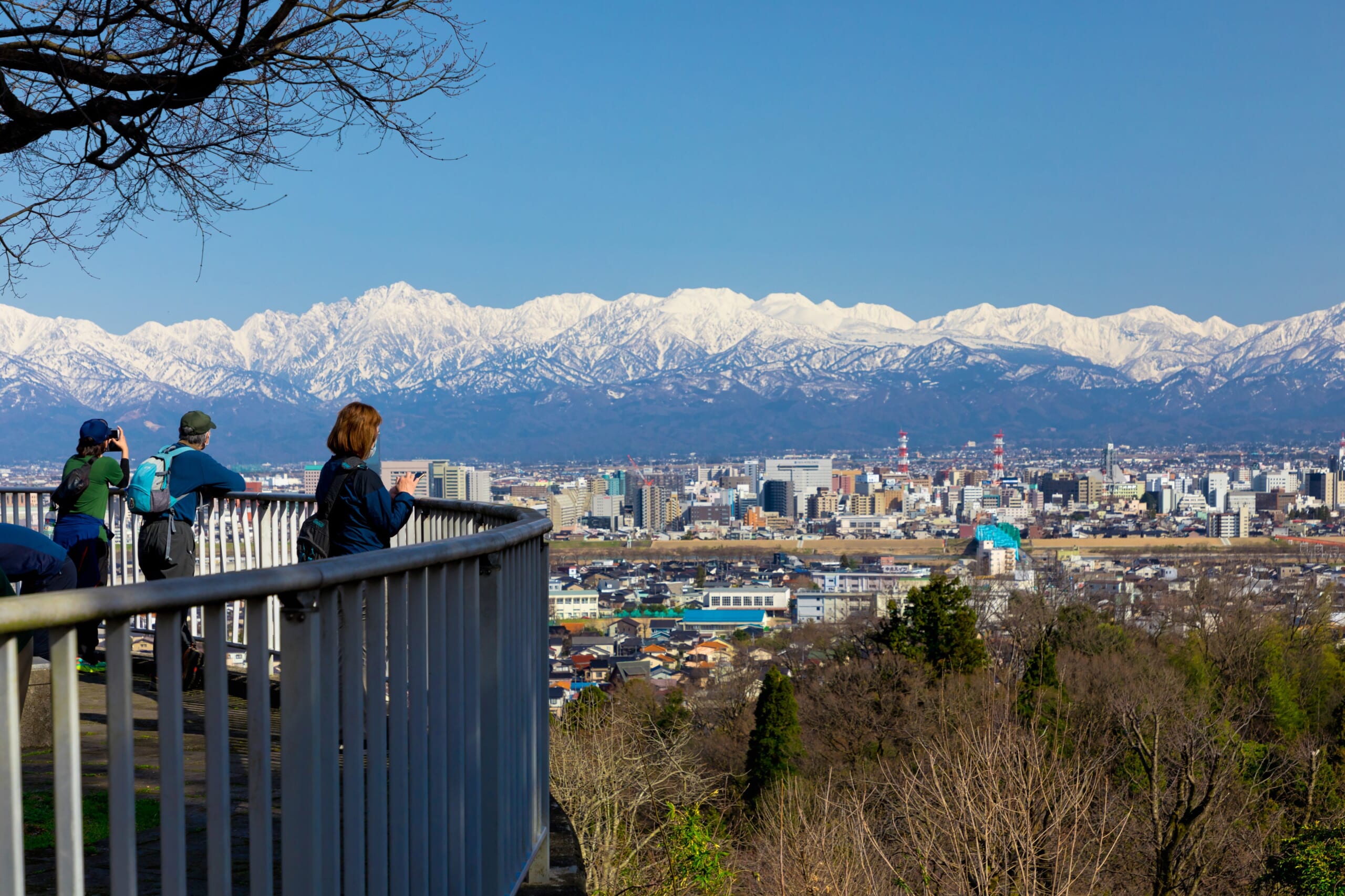呉羽山公園 展望台
