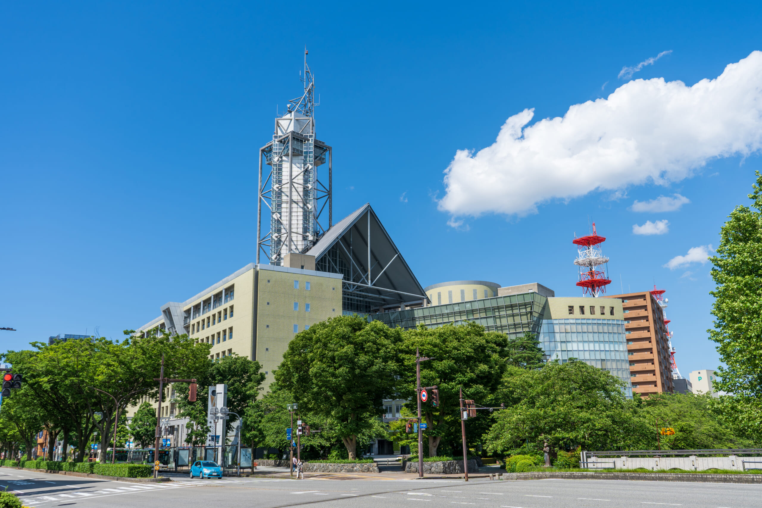 富山市中心部